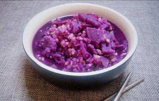 板栗紫薯粥的做法及功效好吗