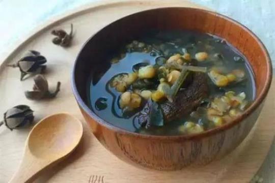 海带绿豆粥的做法