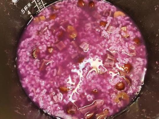 紫薯粥小米粥的做法