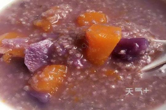 你知道紫薯能和小米一起熬粥吗