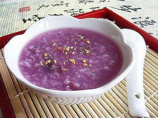 紫薯薏米粥的功效是什么