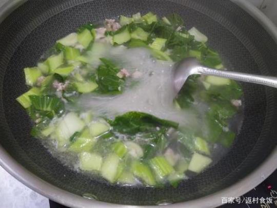 ?青菜瘦肉汤的做法