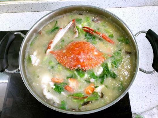 螃蟹海鲜粥的做法是什么