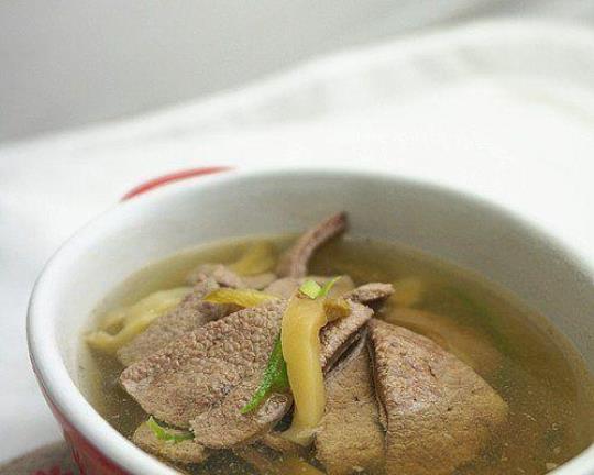猪肝菜谱汤做法有哪些