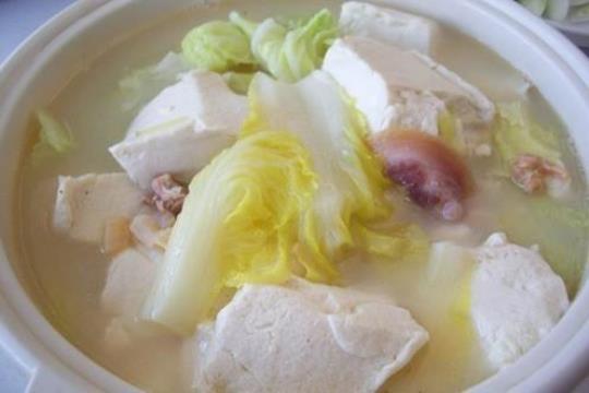 白菜粉丝豆腐汤的做法