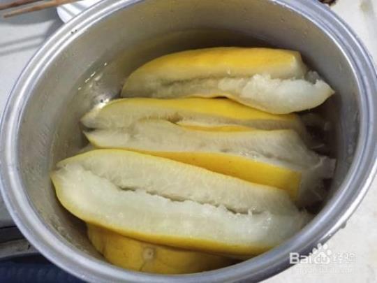 柚子皮煲汤怎么做？