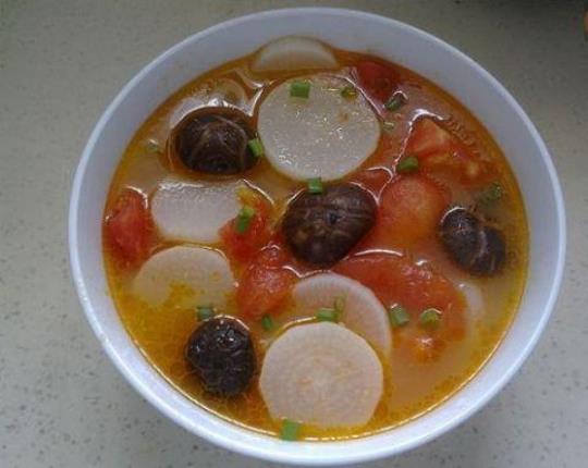 香菇番茄萝卜汤怎么做好吃