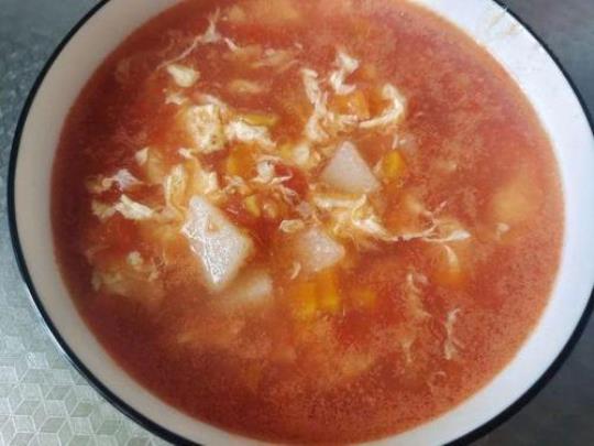 番茄鸡蛋瘦肉汤的做法