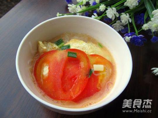 番茄鸡蛋粉丝汤的做法