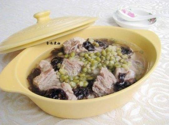 绿豆排骨汤的作用有哪些