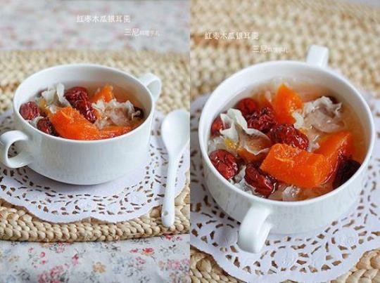 银耳红枣木瓜汤怎么做呢？