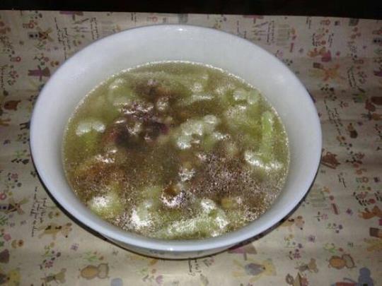 花菜汤的做法