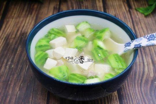 海米丝瓜豆腐汤的做法