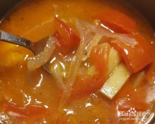 洋葱西红柿汤的做法