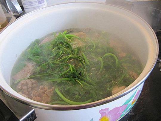 牛肉丸芥菜汤的做法