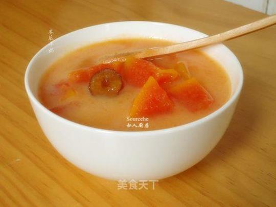 怎样做木瓜丰胸汤呢