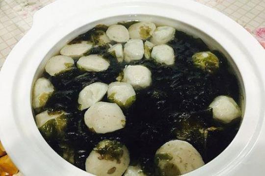 紫菜鱼丸汤的做法介绍