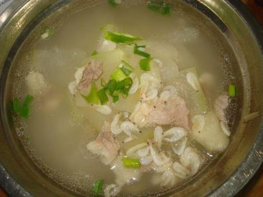 冬瓜肉丝汤的做法