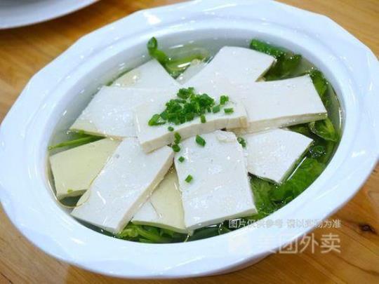 小菜豆腐汤的做法 小清新的味道