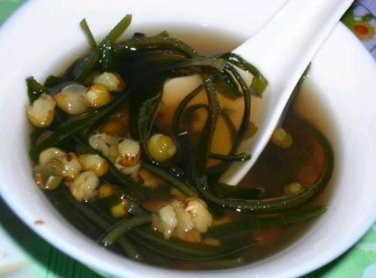 绿豆海带汤的功效与作用有哪些