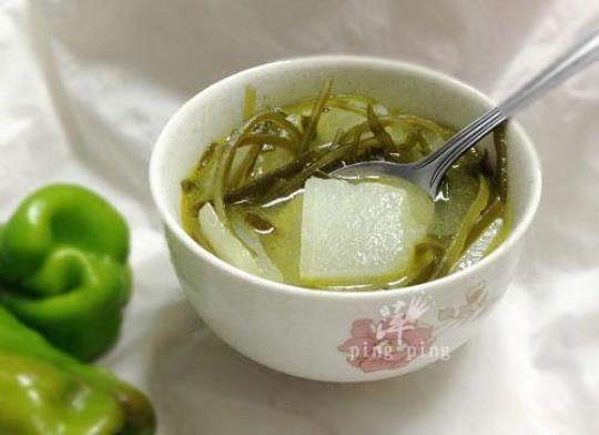 ?绿豆海带冬瓜汤的制作方法？