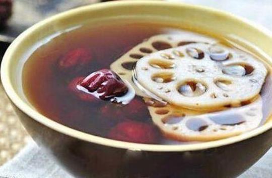莲藕红枣汤的功效是什么？