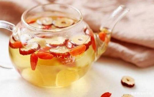 红枣玫瑰花枸杞茶的做法