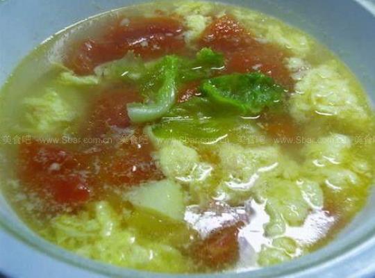 番茄榨菜汤的做法