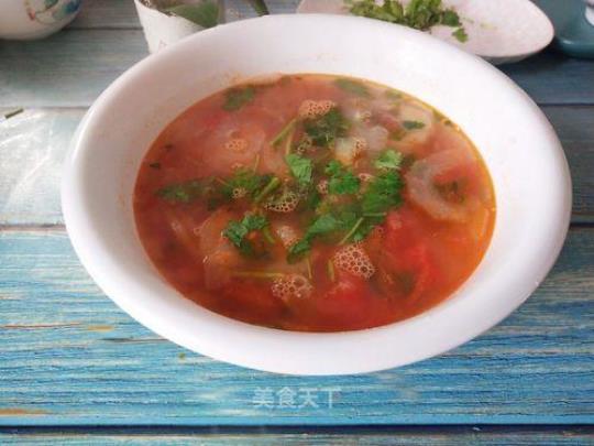 青瓜番茄汤的做法
